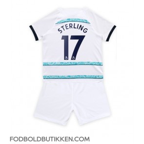 Chelsea Raheem Sterling #17 Udebanetrøje Børn 2022-23 Kortærmet (+ Korte bukser)